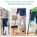 Height-Adjustable Crutches Folding Rehabilitation Walking Aids for Elderly Medical Rehabilitation Safety Walking Sticks with Reflectors C Surprise Gift - Buy Online on GoSupps.com