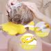 Silicone Hair Washing Hat for Toddlers | Adjustable Shampoo Cap for Kids - Yellow - Buy Online on GoSupps.com