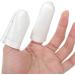 SEWACC 20 Pcs Leather Finger Cots - Thumb Protection for Needle Felting & Embroidery (Random Colors) - Durable Thimbles for Crafting - Buy Online on GoSupps.com