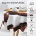 FRESQA Cookies Food Chocolate Chip Biscuits Round Tablecloth 60 NCH Waterproof Washable Kitchen Dining Room Round Tablecloth Cookies Food Chocolate Chip Biscuits One Size - Buy Online on GoSupps.com