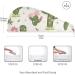 Green Cactus & Pink Flowers Hair Towels - Super Absorbent Quick Dry Hair Turbans 2 Pack for Women & Girls - Buy Online on GoSupps.com