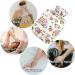 Naanle 2L Hot Water Bottle with Lid - Transparent Floral Design for Pain Relief & Therapy - Ideal for Back Hand and Foot Warmth - Buy Online on GoSupps.com