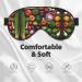 Ultra-Soft Light-Blocking Eye Mask | Various Vegetables Print for Optimal Comfort & Restful Sleep | International Shipping Available - Buy Online on GoSupps.com