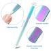 3 Pieces Diamond Nail File Set - Stainless Steel Dual-Sided Manicure Files for Home & Travel | Rainbow Color | Perfect for Men & Women - Buy Online on GoSupps.com
