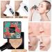 2 PCS Air Cushion CC Cream Set with Mushroom Makeup Sponge - Moisturizing BB Cream for Long Lasting Matte Finish and Bright Makeup Base - Includes Powder Brush - Natural Shade - Buy Online on GoSupps.com