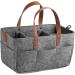 Harilla Baby Wrap Bag Stylish & Spacious Felt Organizer for Baby Products | Reusable Dark Gray Handbag & Weekend Bag - Buy Online on GoSupps.com