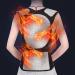 Home correction shoulder pain back bandage women men back support belt elastic back support breathable back trainer self -heating posture belt adjustable back protection sport winter