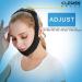 Double Adjustable Anti Snoring Chin Strap | Stopper Chin Straps for Men and Women | Snoring Solution/Sleep Aid for Mouth Breathers | Black - Buy Online on GoSupps.com