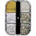 FEIlei 6 Grids 3D Flower Nail Art Charms for Acrylic Nails Supplies Rhinestones Gems - Buy Online on GoSupps.com