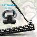 Bontok 1.25 Sling Swivel Mount Set with M-LOK Attachments - Two Point Traditional Sling Kit with 45-Degree Rotation Mounts (1 Pack Sling + 2 Pack Mounts) - Black - Buy Online on GoSupps.com