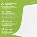 CareBundle Bamboo Disposable Changing Pads for Baby - 100% Plastic Free | Pack of 36 Pads - Buy Online on GoSupps.com