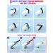 EBANKU French Manicure Kit: 6 PCS Stickers, Rotated Nail Stamper, Silicone Stamper Heads, Scraper - DIY Manicure Tools - Buy Online on GoSupps.com