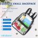 Mildbeer Clear Stadium Approved Mini Backpack, 12x12x6 - Small Transparent Bag for Concerts and Festivals - Black - Buy Online on GoSupps.com