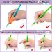 Sannix 16-Piece Pencil Handles for Kids | Handwriting Grip Correction & Writing Aid | Perfect for Toddlers Preschool Students 2 Styles - Buy Online on GoSupps.com