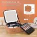 Jadazror Lighted Makeup Case with Mirror & Lights, Brown Travel Bag with Partitionable Design and 10X Magnifying Mirror - Buy Online on GoSupps.com