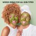 SHVYOG Green Tea Face Mask - Antioxidant Clay Mask with Volcanic Mud for Deep Cleansing & Hydrating | Reduce Pores, Blackheads, Wrinkles - Buy Online on GoSupps.com
