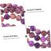 COHEALI 2pcs Beads Stone Beaded Bracelet Beaded Necklace Bead Bracelet Beaded Decor Beaded Jewelry Stone Jewelry Purple 0.80X0.80X0.80CM - Buy Online on GoSupps.com