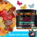 Premium Healthergize Hemp Gummies: Delicious Butterfly & Bear Shapes | Fresh Fruity Flavors | Natural Hemp Candy for Peace & Relaxation | Sleep, Stress Relief & Calm | Made in USA | 100 Count - Buy Online on GoSupps.com