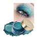 Oulac Teal Eyeshadow Green Glitter Eyeshadow Highly Pigmented Eye Shadow Waterproof & Long Lasting for Women with Moisturizing Formula. Multi-use for Highlighter. Large Capacity 0.42 oz.(14) Unforgettable Night (14)