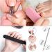 Wovte 11-Piece Nail File Set with Buffer Blocks, Cuticle Nipper, and Pusher - Manicure Tools for Dead Skin Trimming - Buy Online on GoSupps.com