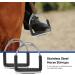 Frdhee Safety Stainless Steel Stirrups for Adults & Children | Anti-Slip Rubber Tread | Equestrian Saddle Safety - 2 Pieces - Buy Online on GoSupps.com
