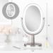 Zadro Newport 10x18 Oval LED Lighted Makeup Mirror - 5X/1X Magnification, Touch Control with Lights - Buy Online on GoSupps.com