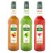 TEISSEIRE Apple Syrups - Apple, Green Apple, Love Apple - 3x70cL