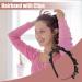 2 Double Bangs Hairstyle Hairpin Teeth Comb Hair Hoop Headband With Clips Attached Twist and Clip Headband Hairpin Headbands Double Layer Twist Plait Headband for Women Girls - Buy Online on GoSupps.com