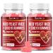 2 Pack Red Yeast Rice with CoQ10 Gummies Red Yeast Rice Supplement with Coenzyme Q10 for Overall Well-Being & Vitality Sugar Free Vegan Raspberry Flavor 120 Count 60 Count (Pack of 2)