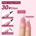 Gellen French Tip Press on Nails - 150 pcs Soft Gel Pink Square Short Tips 3-in-1 Pre-French Full Cover Nail Art 15 Sizes Easy Application - Buy Online on GoSupps.com