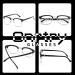 Blue Light Blocking Glasses Semi Rimless Anti Blue Ray Eyeglasses Bright Black/Silver 52mm - Women Men - Buy Online on GoSupps.com
