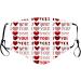 ZQP Christmas Valentine's Day Face_Masks for Adult Resuable Washable Printed Couples Face Bandanas Bride Groom Fashion Letter Design Novelty Face_Cover for Adult Women Men - Buy Online on GoSupps.com