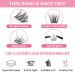 Poiuyoiu Single Eyelashes - 120 Pieces Cluster Lashes Natural Wispy D Curl Transparent Band 8-16mm Eyelash Extensions for Home Improvement - Buy Online on GoSupps.com