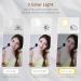 HOMEMIRO 8.0 Large Tall Round Lighted Makeup Mirror | 3-Color Dimmable & Cordless Rechargeable Vanity Mirror | Desk Brightness Adjustable Cosmetic Mirror - Buy Online on GoSupps.com