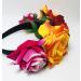 Happyupcity Mexican Rose Flower Crown Headband Halloween Hairband Hair Hoop Floral Hair Garland Crown Headpiece Cosplay Hair Accessories for Halloween Cosplay Party Costume - Buy Online on GoSupps.com
