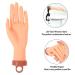 Nude Practice Hand for Acrylic Kit - Nail Mannequin Hand with Clamp Holder for Beginners - Buy Online on GoSupps.com