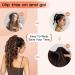 PORSMEER Ponytail Extension 18 Inch Claw Multi Layered Clip on Ponytail Extension for Women Long Curly Wavy Hair Extensions Natural Fluffy Synthetic Clip in Hairpiece for Daily Use (Chocolate Brown) - Buy Online on GoSupps.com
