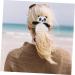 minkissy Giant Panda Head Rope Cute Animal Scrunchies Faux Fur Hair Scrunchies Women Hair Accessories Cute Panda Hair Tie Elastic Hair Ties Black Scrunchies Fabric Elasticity Miss Headgear - Buy Online on GoSupps.com