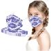 Amdole 10 piece of mouth protection adults colorful motif disposable fish form mouth protection 4-layer mouth-cloth breathable bandana mouth and nose protection scarves #11 unit size