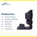 Brace Direct 90 Degree Comfort Padded Night Splint for Plantar Fasciitis & Achilles Tendinitis - Soft Sleeping Boot for Heel Pain - Men & Women (Right or Left Foot) - Buy Online on GoSupps.com