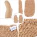2ST Scrubbing Bathing Peeling Gloves - Luffa Sponge Shower Gloves for Spa & Body Care - Buy Online on GoSupps.com