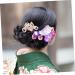 FRCOLOR comb flower pearl hair holder flower hair barrettes kimono hair barrettes wedding headwear flower pearl hairpins flower headpiece hanfu hair accessories tassel pair clip metal 6.5X5.5CM As Shown - Buy Online on GoSupps.com