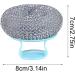 Wool Scrubber - Steel Scouring Pad | Kitchen Cleaning Tool | Wire Cleaning Ball Utensil Scrubber | Steel Wool Scrubber with Handle for Pots Pans Ovens Oven Racks Sinks Baking Trays Grills Silver - Buy Online on GoSupps.com