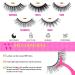 Self Adhesive Eyelashes - 5 Pairs Reusable False Lashes with Tweezers | No Glue Needed - Easy Application at Home (Strawberry - Buy Online on GoSupps.com