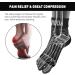 AVIDDA Plantar Fasciitis Compression Foot Sleeves - Ankle Support Brace for Men and Women - Pain Relief for Sport and Arthritis (Black, L) - Buy Online on GoSupps.com