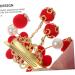 FRCOLOR 1 Pair Tassel Antique Style Hair Clip Bow Hair Clips Chinese Tassel Hair Clip Ancient Style Hair Pin Girls Barrettes for Hair Girl Hair Walk Japanese-style Girl Child Red Fabric - Buy Online on GoSupps.com