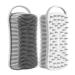 Exfoliating Silicone Body Scrubber, Hair Scalp Massager, 2 in 1 Bath and Shampoo Brush for Men, Women ,Baby Sensitive Skin Care, Easy to Clean, Lather Nicely, More Hygienic 1 Pack (Gray)