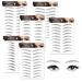 12 Sheets 4D Hair-Like Waterproof Eyebrow Tattoos Stickers Eyebrow Transfers Stickers Grooming Shaping Eyebrow Sticker for Women and Girls