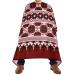 Waterproof Barber Cape -Vintage Geometric Red Cheetah Haircut Bib for Men Unisex Hair Cutting Cape(8rp1a)