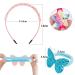 Beafine 6-Pack Glittering Hair Belts & Ties Set - Sequins Hair Accessories with Heart Stars & Butterfly Designs - Rainbow Gradient Jewelry for Girls - Buy Online on GoSupps.com